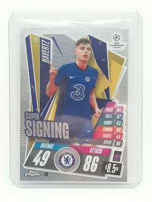 Kai Havertz Topps Chrome Match Attax Champions League - #25 - Chelsea FC - Image 1 of 2