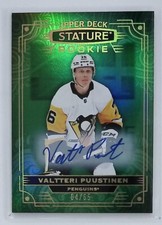 2022-23 Upper Deck Stature Base Rookie Auto Green Trey Fix-Wolansky /65
