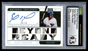 2019 National Treasures Rookie Sig Names RPA Eloy Jimenez /10 Silver CSG9,5/10 - Bild 1 von 2