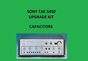 Stereo Preamplifier SONY TAE-5450 Repair KIT - all capacitors - Picture 1 of 16