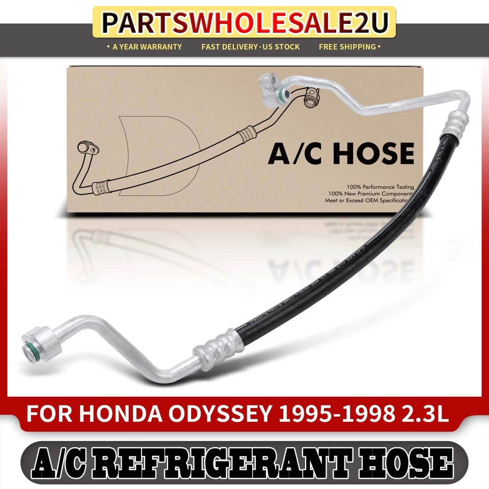 Nueva manguera de línea de descarga de aire acondicionado para compresor a condensador Honda Odyssey 1995-1998 Foto 1 de 4
