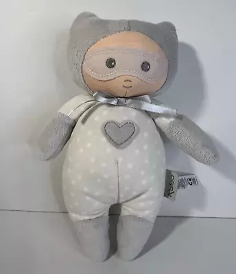 Kaloo Baby's First Superhero Grey and White Plush Stuffed Animal - Image 1 of 4