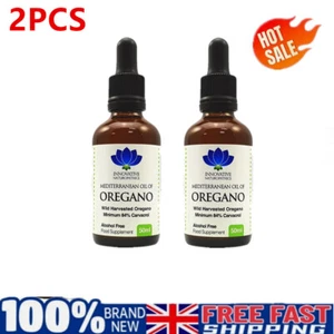 2X 50ml PureWild Oregano Oil 84%High Strength Carvacrol100%Natural n ew - Imagen 1 de 8