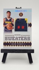2023-24 NBA Hoops Winter Holiday Jalen Pickett Rookie Sweaters Patch Nuggets