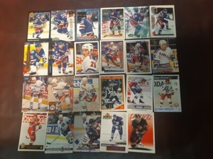 Lot of 23 Alexander Karpovtsev Hockey Cards  ( New York Rangers ) RUSSIA