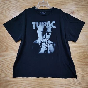 Tupac Shakur 2Pac Praying T-Shirt XXL schwarz Tee Shirt 2XL Rap Hip Hop Musik Band - Bild 1 von 5