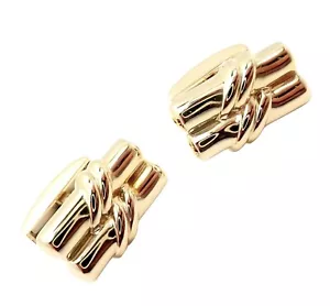 Raro! Autentici Gemelli Doppia Barra Oro Giallo 18k Tiffany & Co - Foto 1 di 4