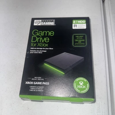 Seagate SRD0LF0 2TB 2.5inch External HDD - Black - Image 1 of 4