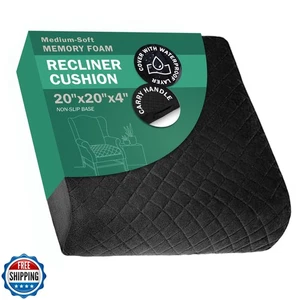 Cojín de asiento reclinable de espuma viscoelástica COMFORTANZA medio-suave 20x20x4 para L - Imagen 1 de 5