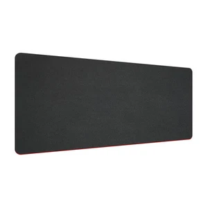 24"x12" Desk Mat Protector PU Leather Dual Side Mouse Pad Mat Black/Red - Picture 1 of 6