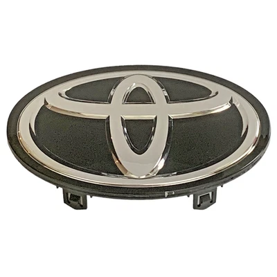 Черный значок с хромированным логотипом и эмблемой передней решетки для Toyota 2016-2022 RAV4 - Изображение 1 из 4