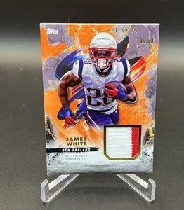 2024 Topps Inception Orange James White Patch /50 #RC-JW NEW ENGLAND PATRIOTS - Picture 1 of 2