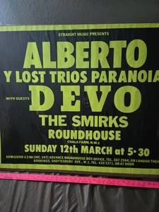Seltenes Punk Rock New Wave 1978 UK Show Poster Deeevo - Bild 1 von 18