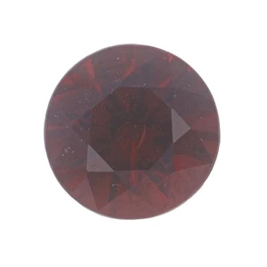 Loose Garnet - Round 1.37ct Red Solitaire - Picture 1 of 2