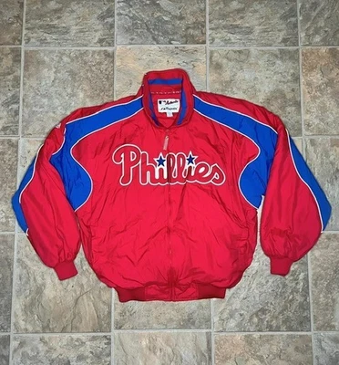 Chaqueta Philadelphia Phillies Majestic Auténtica MLB Forrada de Vellón Talla Grande Foto 1 de 4