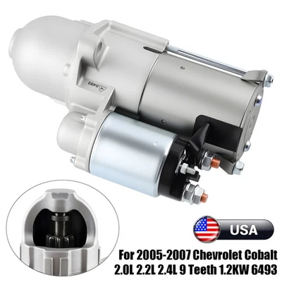Starter For 2004-2007 Chevrolet Malibu 2002-2005 Cavalier 2005-2007 Cobalt 2.2L - Изображение 1 из 4
