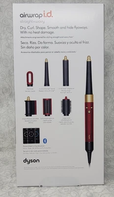 Dyson  Airwrap i.d. Multi-styler & Dryer Straight+Wavy - Red Velvet + Gold - New - Image 1 of 4