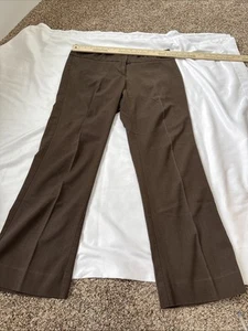 Kenneth Cole Donna 12 Pantaloni Corti Abito Amanda Pantaloni Pantaloni Pantaloni. Marrone Preloved - Foto 1 di 8