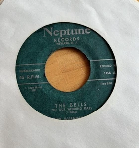 Baby Washington: The Bells/Why Did My Baby Put Me Down 45 Neptune VG+ vinyl 1959 - Picture 1 of 2