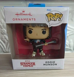 Eddie Munson Stranger Things Hallmark Funko Pop Ornament 2024 New In Box - Picture 1 of 4
