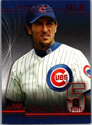 2005 Fleer Showcase #63 Nomar Garciaparra Showdown /15 ERROR NNO Red Sox Cubs - Image 1 of 2