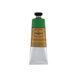 Charvin Professional Oil Paint Extra-Fine, Permanent Green Light - 60ml - Picture 1 of 7