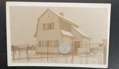 Foto alt Postkarte Ansicht Wohnhaus Gebäude Berlin Brandenburg Teltow? Bild Pk - Bild 1 von 2