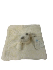 Island cloud plush giraffe blanket white animal new 14"x14" replacement lovey - Picture 1 of 7