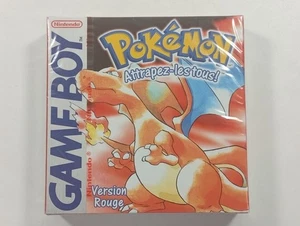 POKEMON VERSION ROUGE NINTENDO GAMEBOY (GB) NFRA (NEUF - BRAND NEW) - Picture 1 of 10