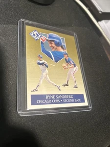 Ryne Sandberg Ultra Fleer Gold 1991 #10 de 10 SP Inserto Chicago Cubs - Imagen 1 de 2