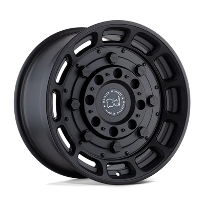 20x9.5 Black Rhino Warthog Matte Black Wheels 6x4.5 (12mm) Set of 4 - Image 1 of 4