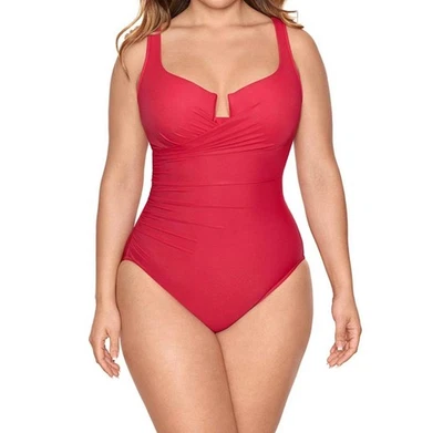 Traje de baño Miraclesuit con aros talla grande de una pieza talla 24W Foto 1 de 4