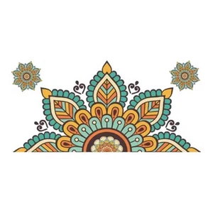 Mandala Wall Sticker Sticker Self-Adhesive Background Decoration Suitable2296 - Picture 1 of 7