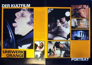 Uhrwerk Orange - Stanley Kubrick - Aushangfoto A2 42x60cm gefaltet /1 - Picture 1 of 1