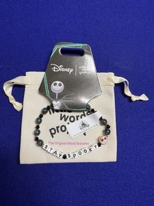 2025 Disney Parks Little Words Project NIGHTMARE BEFORE CHRISTMAS JACK Armband - Bild 1 von 4