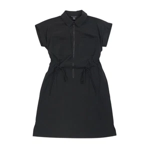 Athleta Topspin Mini Dress Women's XXS Black Athleisure Pickle Ball Tennis - Picture 1 of 7