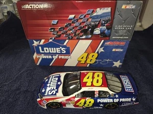 2003 Jimmie Johnson Lowe’s Power of Pride Elite 1:24 Diecast - Picture 1 of 5