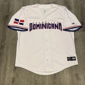 Camiseta de béisbol clásica mundial de béisbol República Dominicana 2023 talla 2XL para hombre - Imagen 1 de 6
