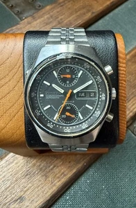 RELOJ PULSERA CITIZEN 67-9119 NARANJA FLYBACK ARAÑA CRONÓGRAFO VINTAGE AÑOS 70 PARA HOMBRE - Imagen 1 de 5