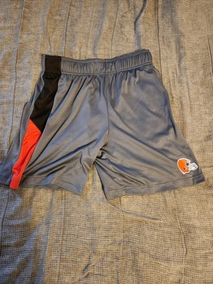 Gray Fanatics Cleveland Browns 短裤男式 M 码 — 第 1/3 张图片
