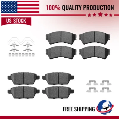 For Ford Fusion 2006 2007 2008 2009 2010 2011 2012 Front Rear Ceramic Brake Pads - Image 1 of 4