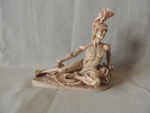 Greek alabaster statue Achilles character ancient era - Picture 1 of 12