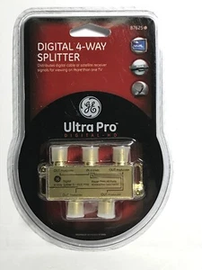 GE Digital Four-Way Splitter Model 87625 Ultra Pro New - Picture 1 of 1