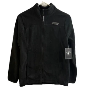 Beverly Hills Polo Club Black Full Zip Fleece Jacket Size Youth Large (14) NEW - Picture 1 of 11