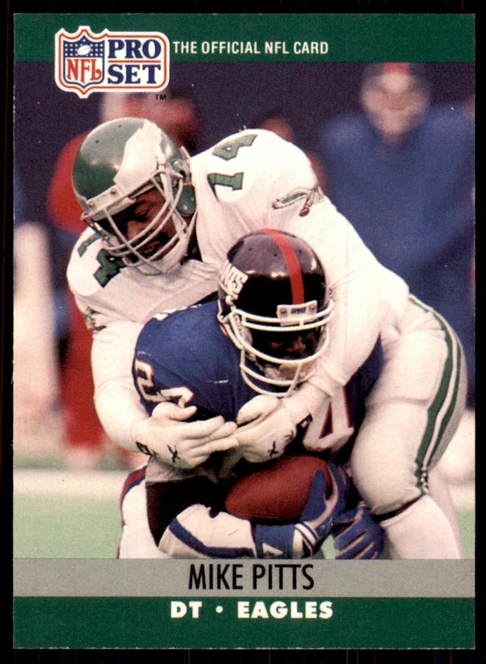 1990 Pro Set Mike Pitts Football Cards #611 - Image 1 of 2
