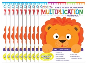 NEW Early Learning Workbooks Multiplication (Pack of 10) Elementary School Teach - Foto 1 di 3