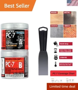 PC-7 Epoxy Adhesive Paste Kit with Applicator, Two-Part Heavy Duty, 1/2 lb in... - Picture 1 of 8