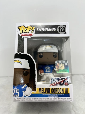 NFL Los Angeles Chargers Funko POP! Sports Melvin Gordon Vinyl Figure #123 Cover