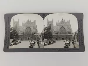 33008 Keystone Stereoview La Fachada de los Santos Catedral de Exeter Inglaterra - Imagen 1 de 8