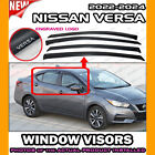 WINDOW VISORS for Nissan 2020 → 2024 Versa / DEFLECTOR RAIN GUARD VENT SHADE